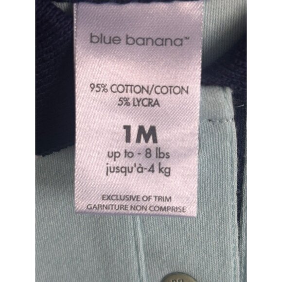 Kushies Blue Banana Desert Cactus Polo Shirt Contrasting Snaps Gecko Newborn - Picture 5 of 8